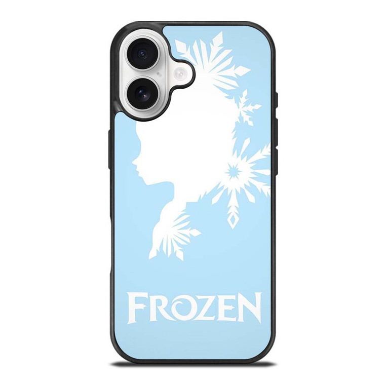 FROZEN LIGHT BLUE SILHOUETTE iPhone 17 Case