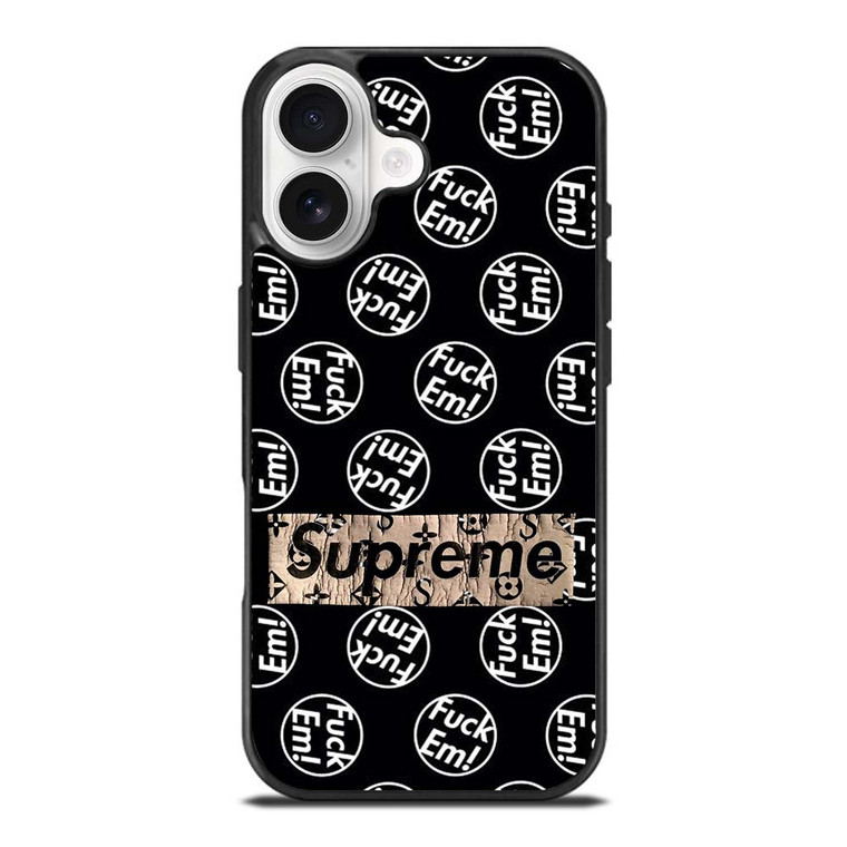 FUCK'EM X SUPREME iPhone 17 Case