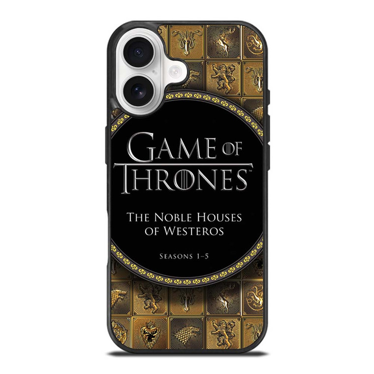 GAME OF THRONES THE NOBLE HOUSES OF WESTEROS iPhone 17 Case