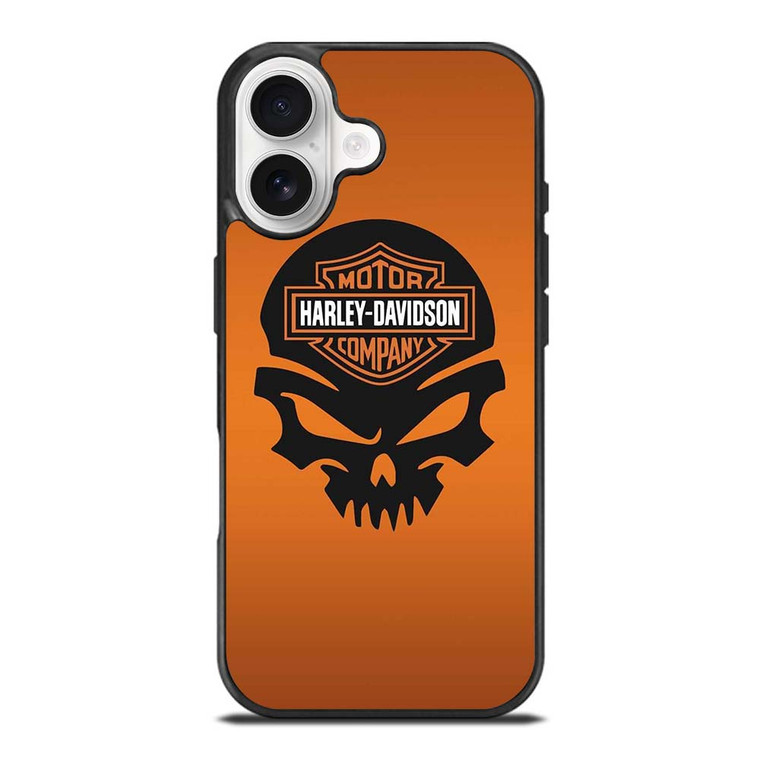 HARLEY DAVIDSON MOTORCYCLE SKULL LOGO iPhone 17 Case