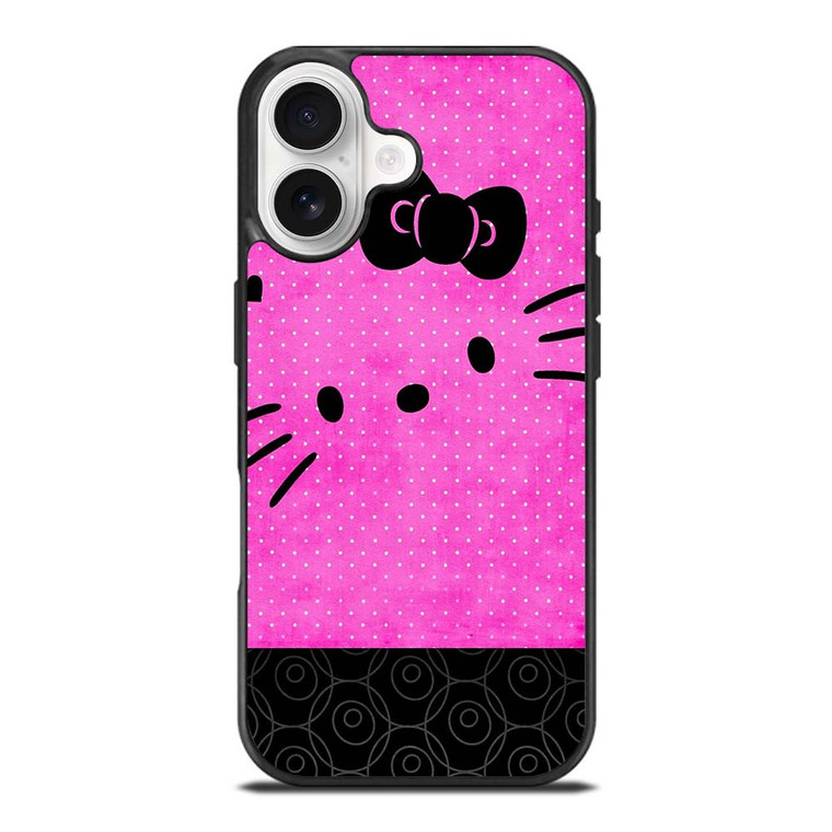 HELLO KITTY PINK BLACK iPhone 17 Case