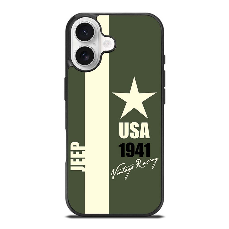 JEEP VINTAGE RACING USA iPhone 17 Case