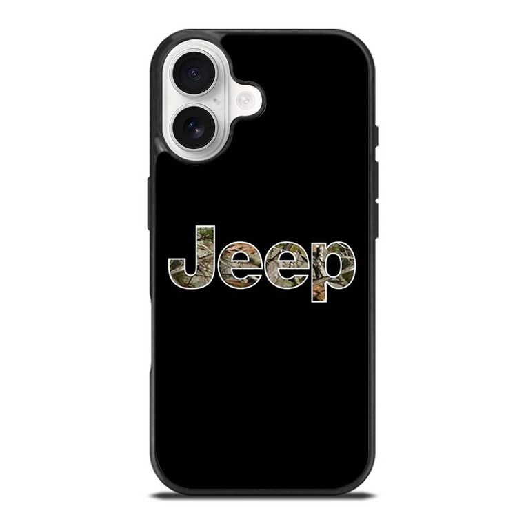 JEEP WRANGLER LOGO CAMO iPhone 17 Case