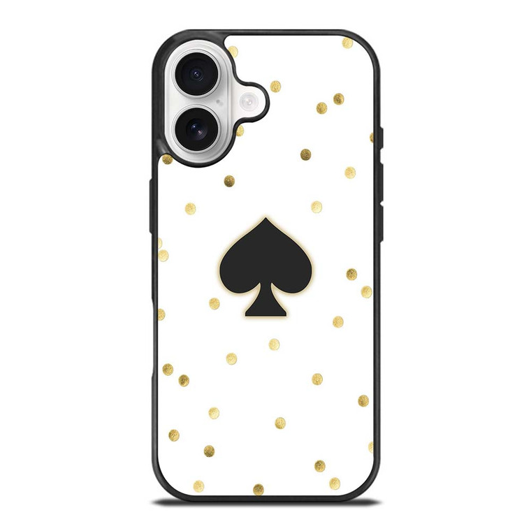 KATE SPADE NEW YORK LOGO GOLD iPhone 17 Case