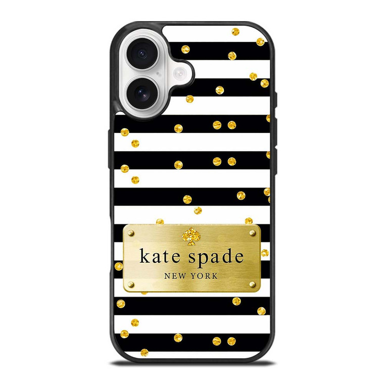 KATE SPADE POLKADOTS GOLD iPhone 17 Case