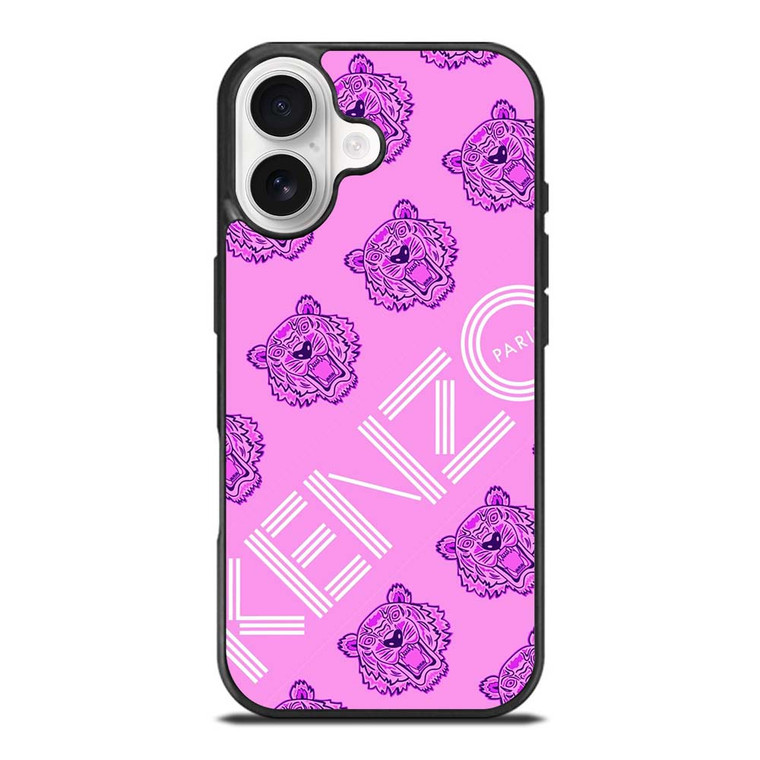 KENZO PARIS VIOLET LOGO iPhone 17 Case