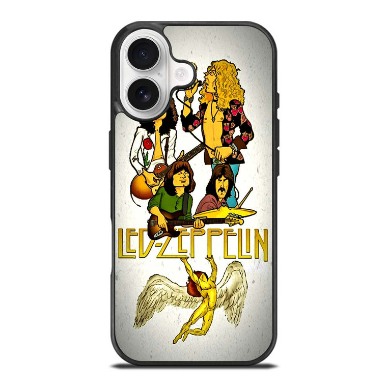 LED ZEPPELIN ROCK BAND ART iPhone 17 Case