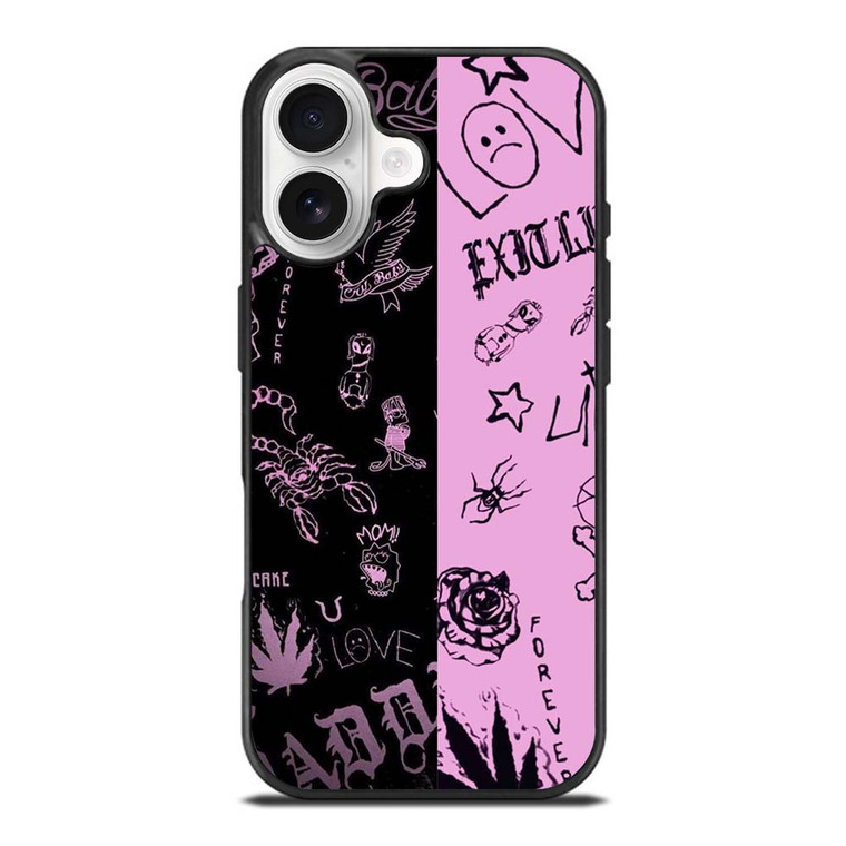 LIL PEEP TATTOO COLLAGE iPhone 17 Case