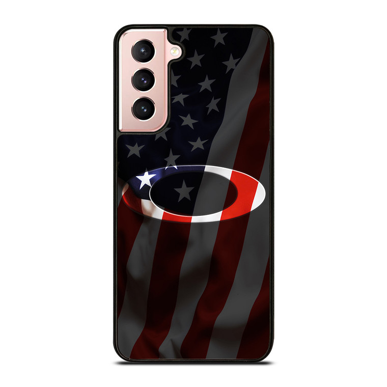 OAKLEY AMERICAN FLAG LOGO EMBOSS Samsung Galaxy S21 Case