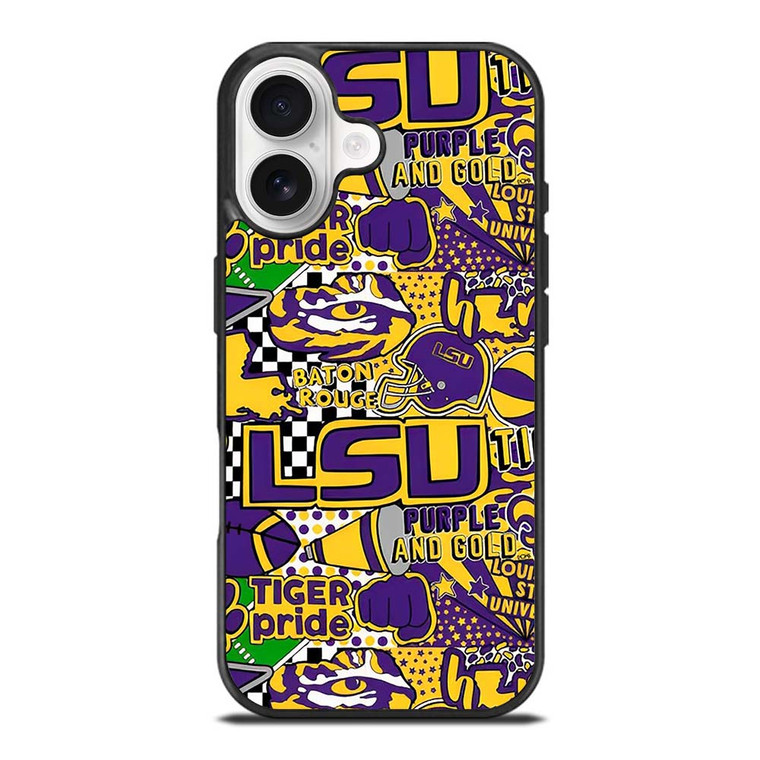 LSU Tigers UNIVERSUTY COLLAGE iPhone 17 Case