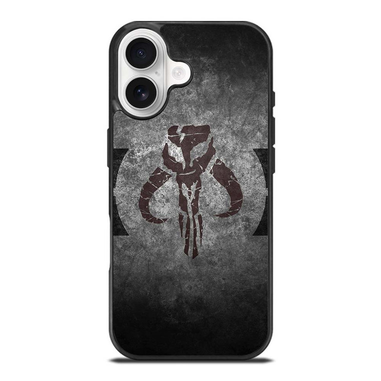 MANDALORIAN STAR WARS HEAD EMBLEM iPhone 17 Case