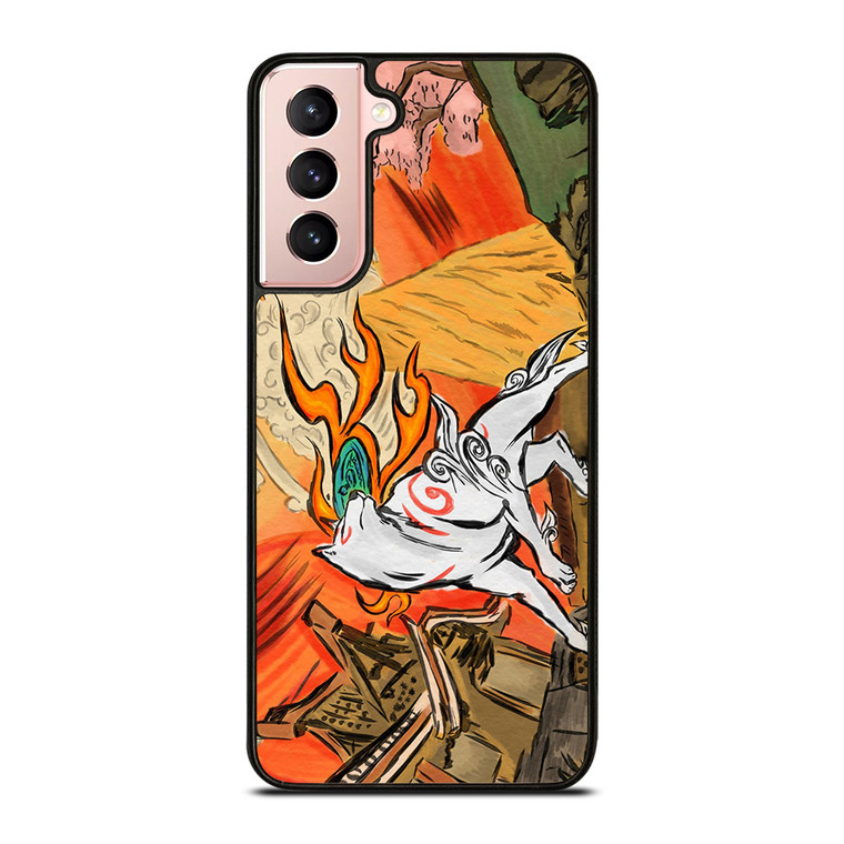 OKAMI WOLF JAPAN MITOLOGI Samsung Galaxy S21 Case