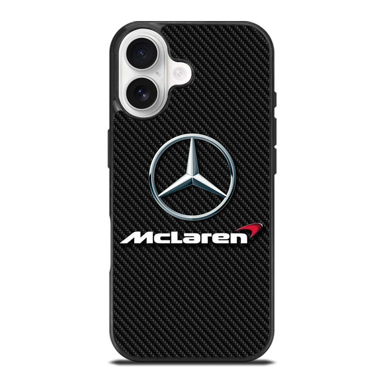 MERCEDES MCLAREN CARBON LOGO iPhone 17 Case