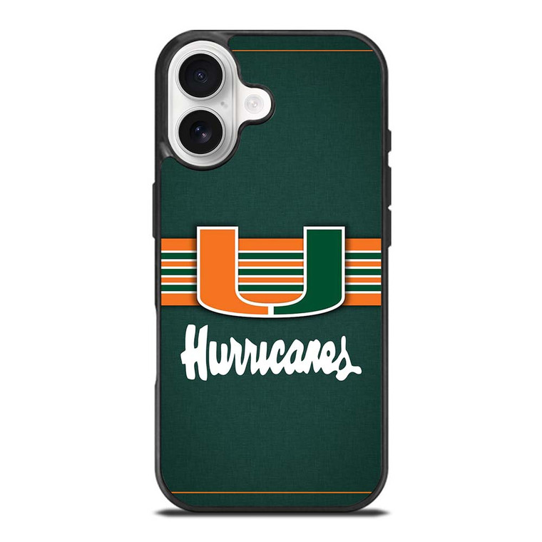 MIAMI HURRICANES LOGO iPhone 17 Case