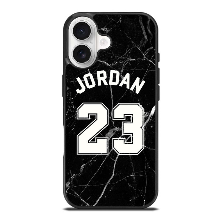 MICHAEL JORDAN 23 BLACK MARBLE iPhone 17 Case