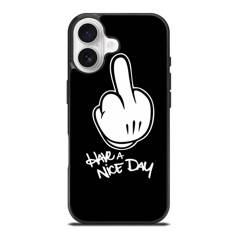 MICKEY MOUSE MIDDLE FINGER DISNEY iPhone 17 Case