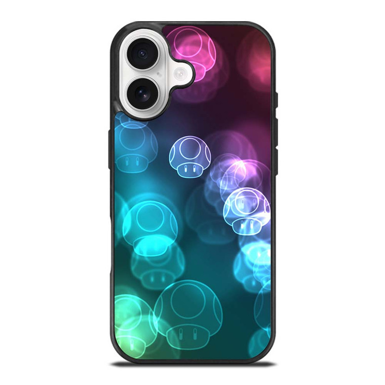 MUSHROOM NEON MARIO BROSS iPhone 17 Case