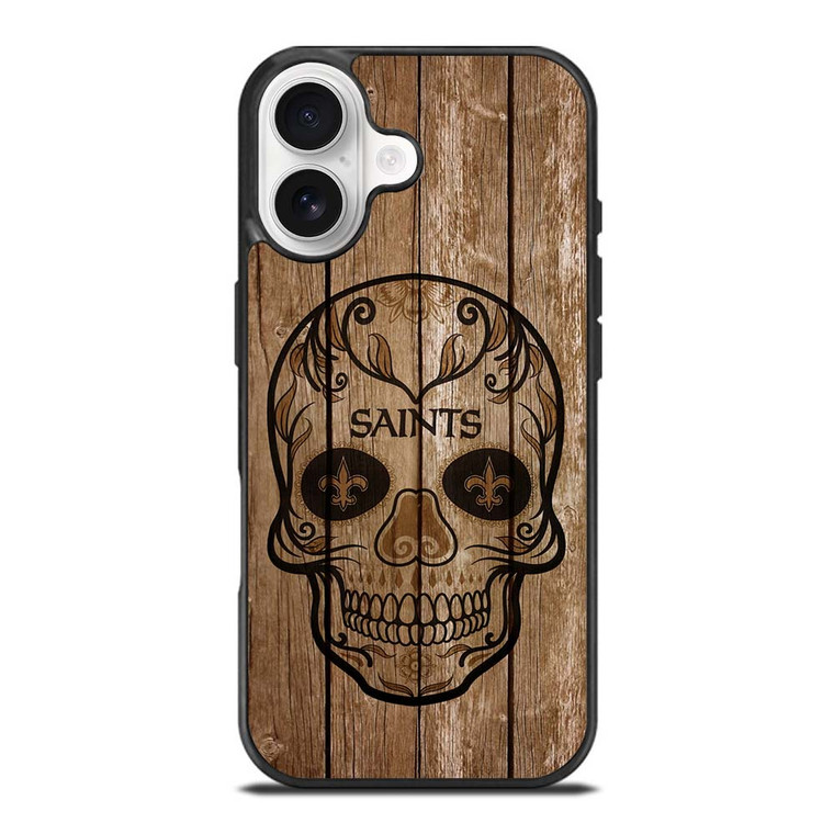 NEW ORLEANS SAINTS SKULL 2 iPhone 17 Case