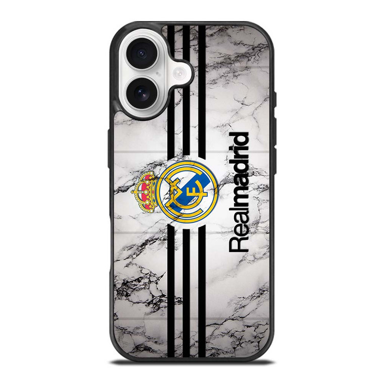 NEW REAL MADRID MARBLE LOGO iPhone 17 Case