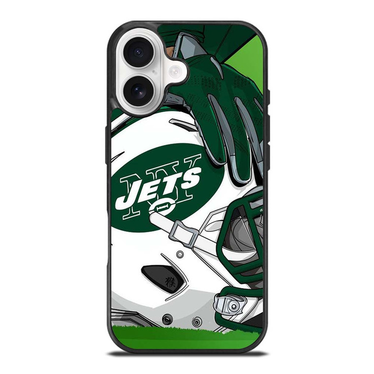 NEW YORK JETS HELMET LOGO iPhone 17 Case