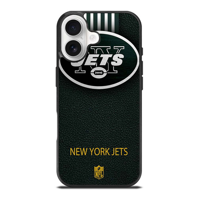 NEW YORK JETS LEATHER LOGO iPhone 17 Case