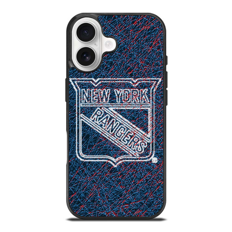 NEW YORK RANGERS ABSTRACT iPhone 17 Case