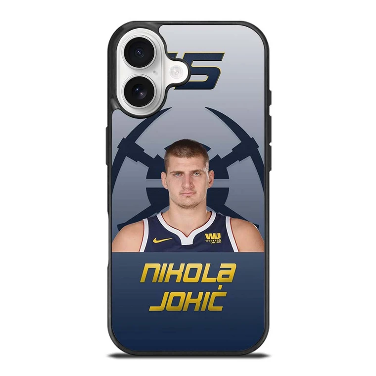 NIKOLA JOKIC DENVER NUGGETS SYMBOL iPhone 17 Case
