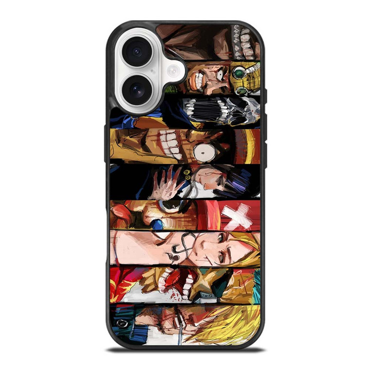 ONE PIECE CHARACTER COLLAGE iPhone 17 Case