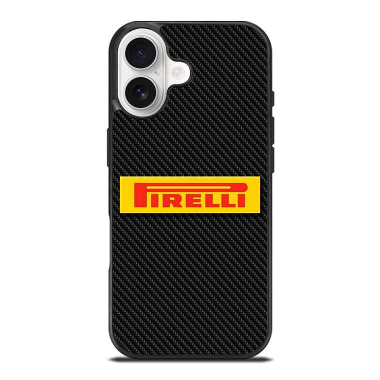 PIRELLI TIRE LOGO CARBOON iPhone 17 Case