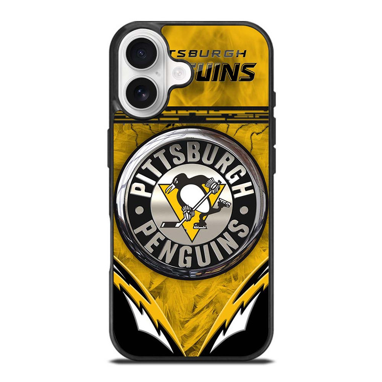 PITTSBURGH PENGUINS METAL NHL iPhone 17 Case