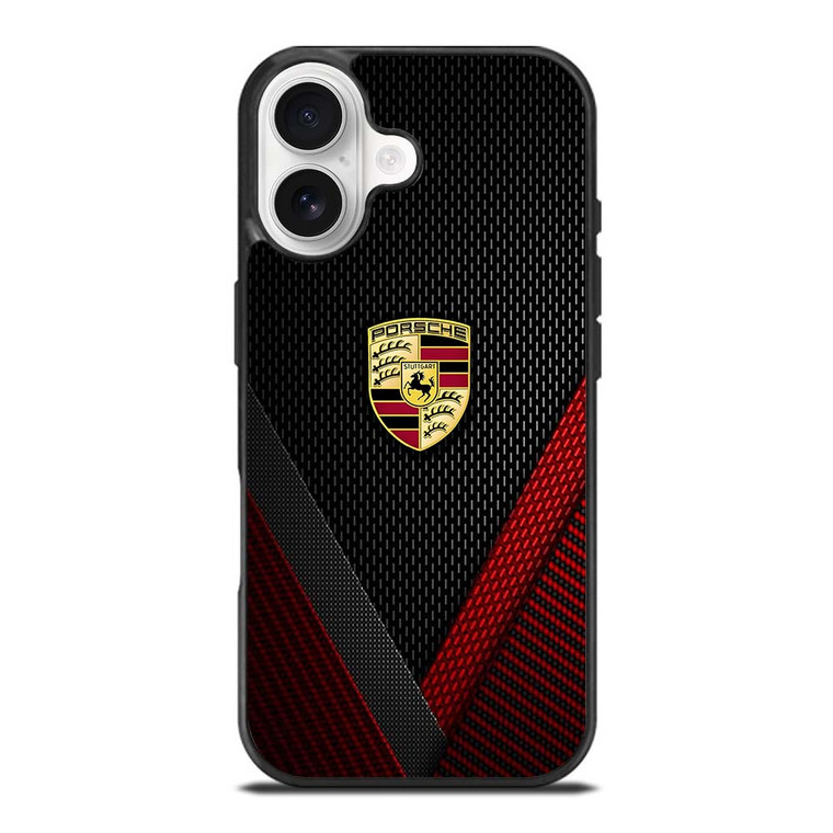 PORSCHE LOGO CARBON iPhone 17 Case PORSCHE LOGO CARBON iPhone 17 Case