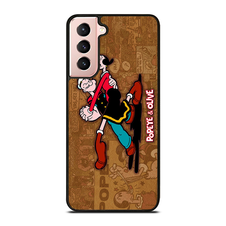 POPEYE AND OLIVE DANCE Samsung Galaxy S21 Case