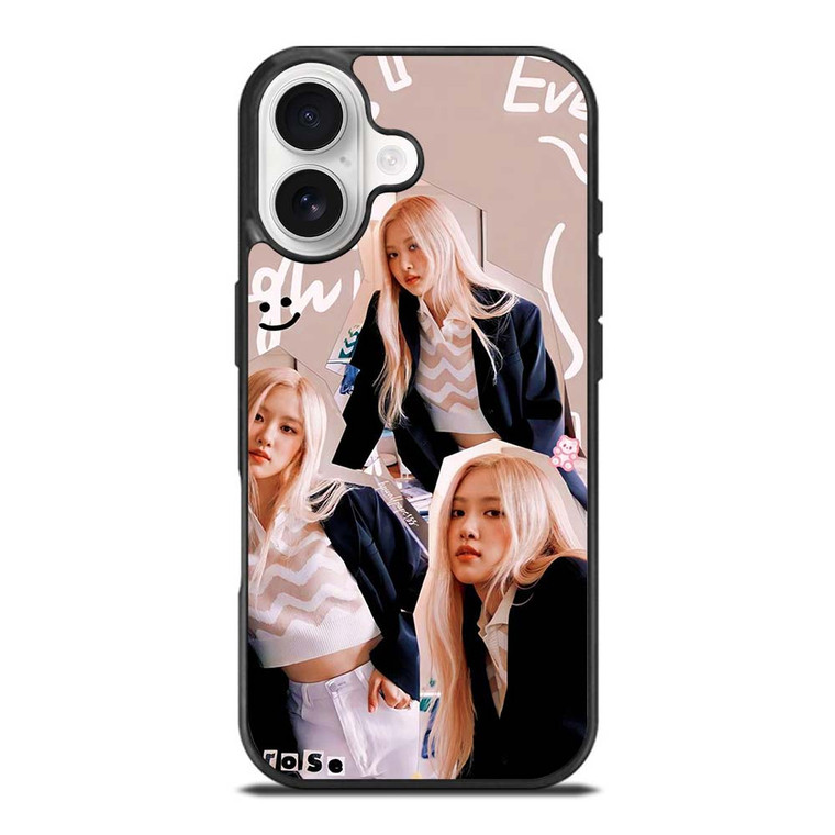 ROSE BLACKPINK SCRIBBLED iPhone 17 Case ROSE BLACKPINK SCRIBBLED iPhone 17 Case