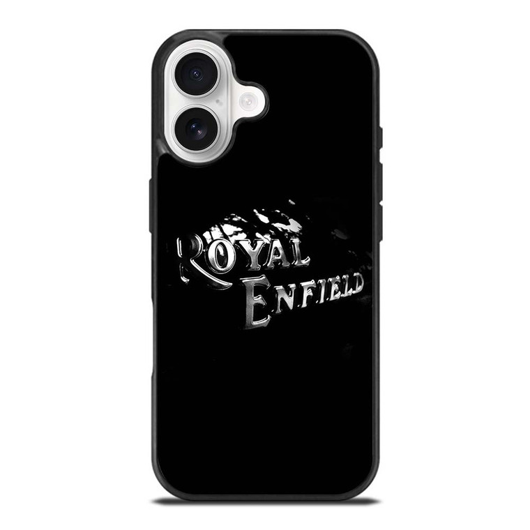 ROYAL ENFIELD BLACK TANK METAL LOGO iPhone 17 Case ROYAL ENFIELD BLACK TANK METAL LOGO iPhone 17 Case
