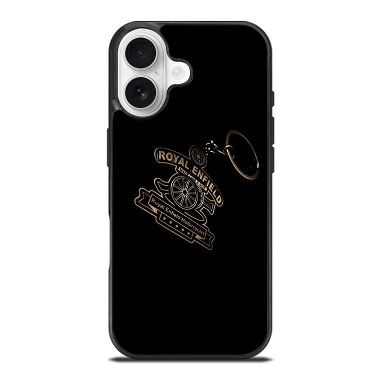 ROYAL ENFIELD KEY CHAN BLACK LOGO iPhone 17 Case ROYAL ENFIELD KEY CHAN BLACK LOGO iPhone 17 Case