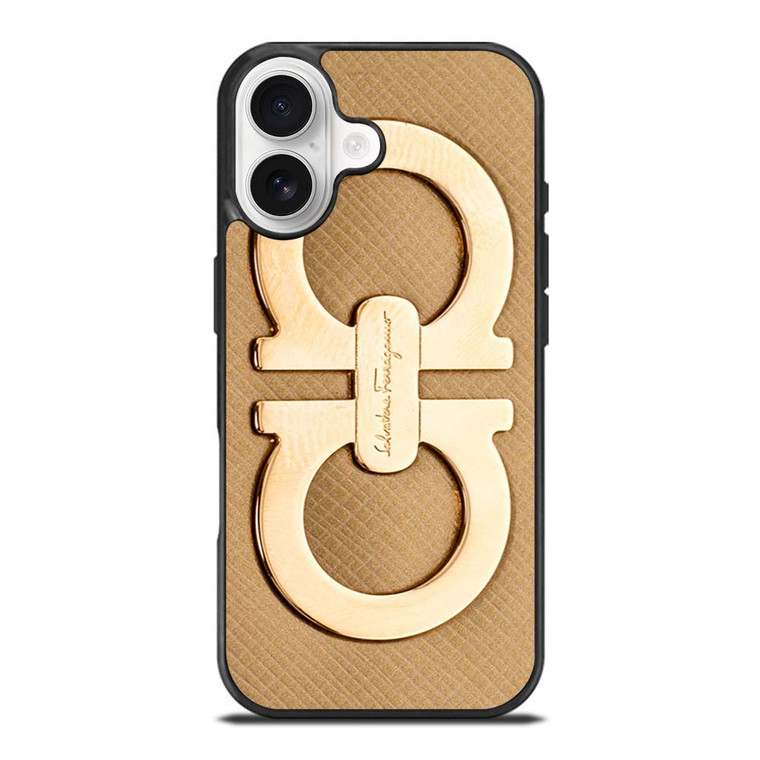 SALVATORE FERRAGAMO GOLD LOGO iPhone 17 Case SALVATORE FERRAGAMO GOLD LOGO iPhone 17 Case
