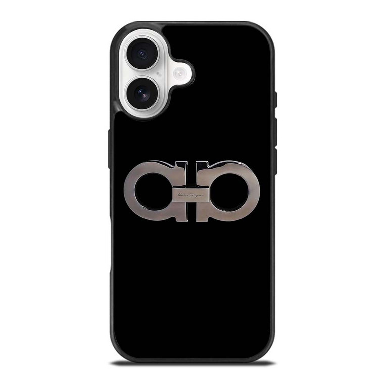 SALVATORE FERRAGAMO LOGO BLACK iPhone 17 Case SALVATORE FERRAGAMO LOGO BLACK iPhone 17 Case