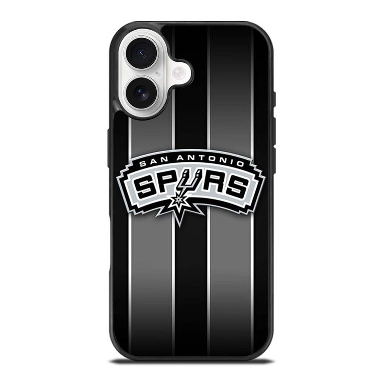 SAN ANTONIO SPURS NBA STRIPE LOGO iPhone 17 Case SAN ANTONIO SPURS NBA STRIPE LOGO iPhone 17 Case