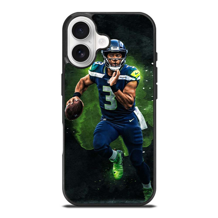 SEATTLE SEAHAWKS RUSSELL WILSON NFL iPhone 17 Case SEATTLE SEAHAWKS RUSSELL WILSON NFL iPhone 17 Case