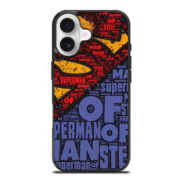 SUPERMAN LOGO ART WALL iPhone 17 Case