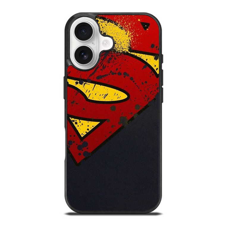 SUPERMAN LOGO BRUSH iPhone 17 Case