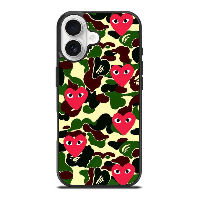 SUPREME BAPE COMME DES GARCONS iPhone 17 Case