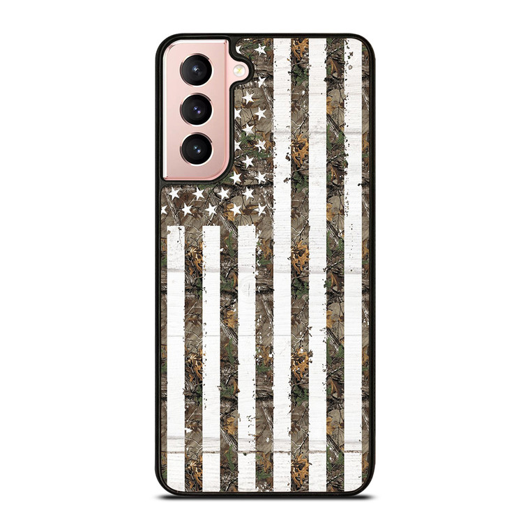 REALTREE CAMO FLAG Samsung Galaxy S21 Case