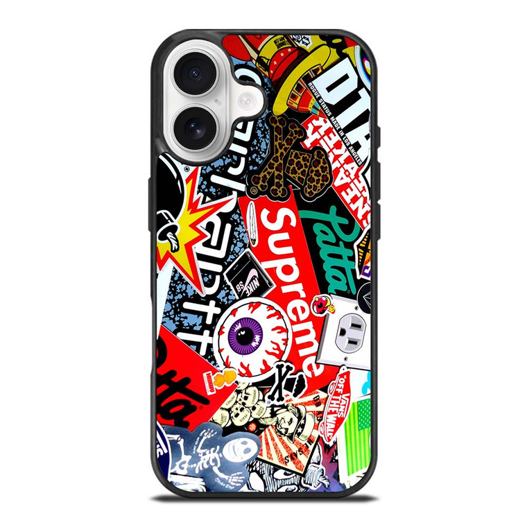 SUPREME STICKER AND OTHER BRAND (2) iPhone 17 Case SUPREME STICKER AND OTHER BRAND (2) iPhone 17 Case