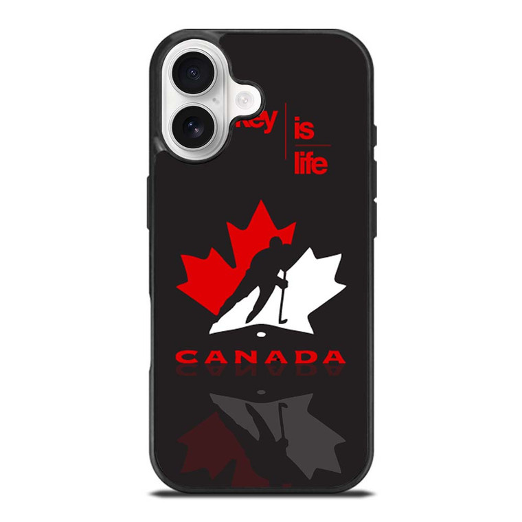 TEAM CANADA HOCKEY SYMBOL iPhone 17 Case