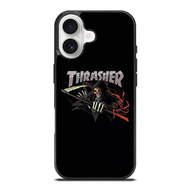 THRASHER LOGO SKULL iPhone 17 Case