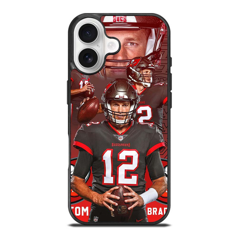 TOM BRADY TAMPA BAY 12 BUCANEERS iPhone 17 Case