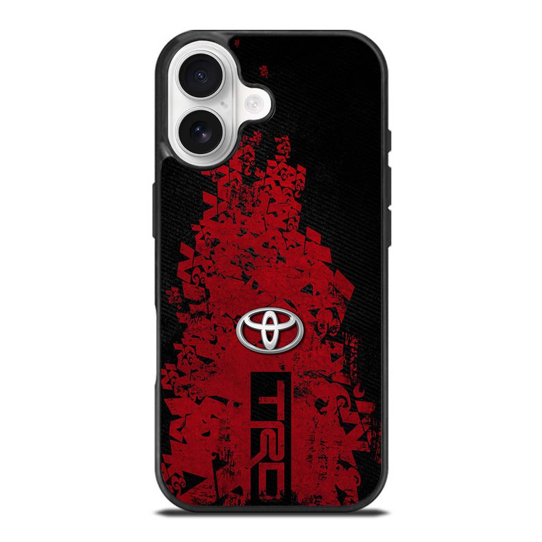 TOYOTA TRD RED CARBON LOGO iPhone 17 Case