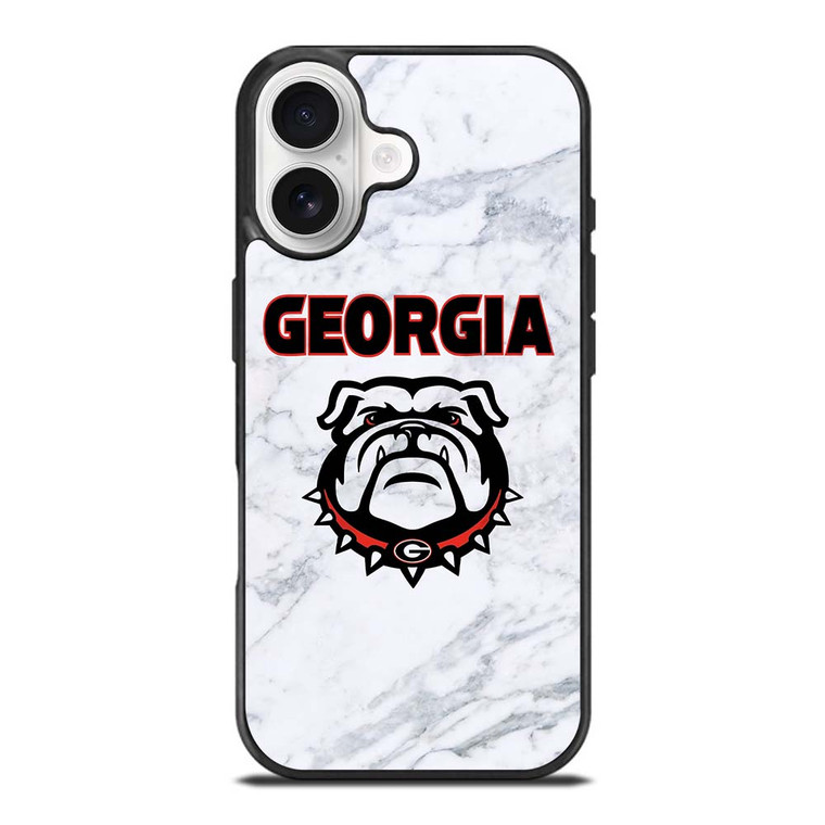UGA GEORGIA BULLDOGS MARBLE LOGO iPhone 17 Case