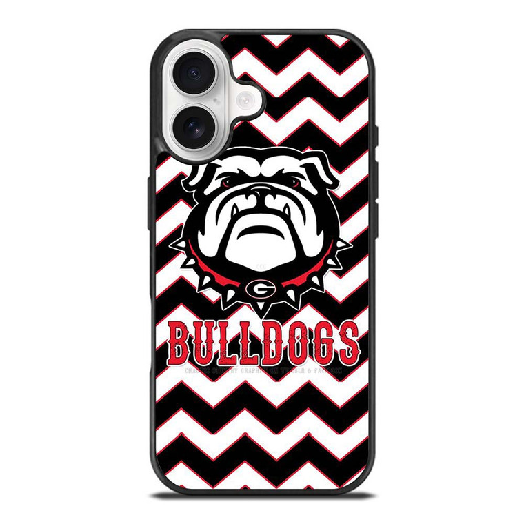 UGA GEORGIA BULLDOGS STRIPE LOGO iPhone 17 Case